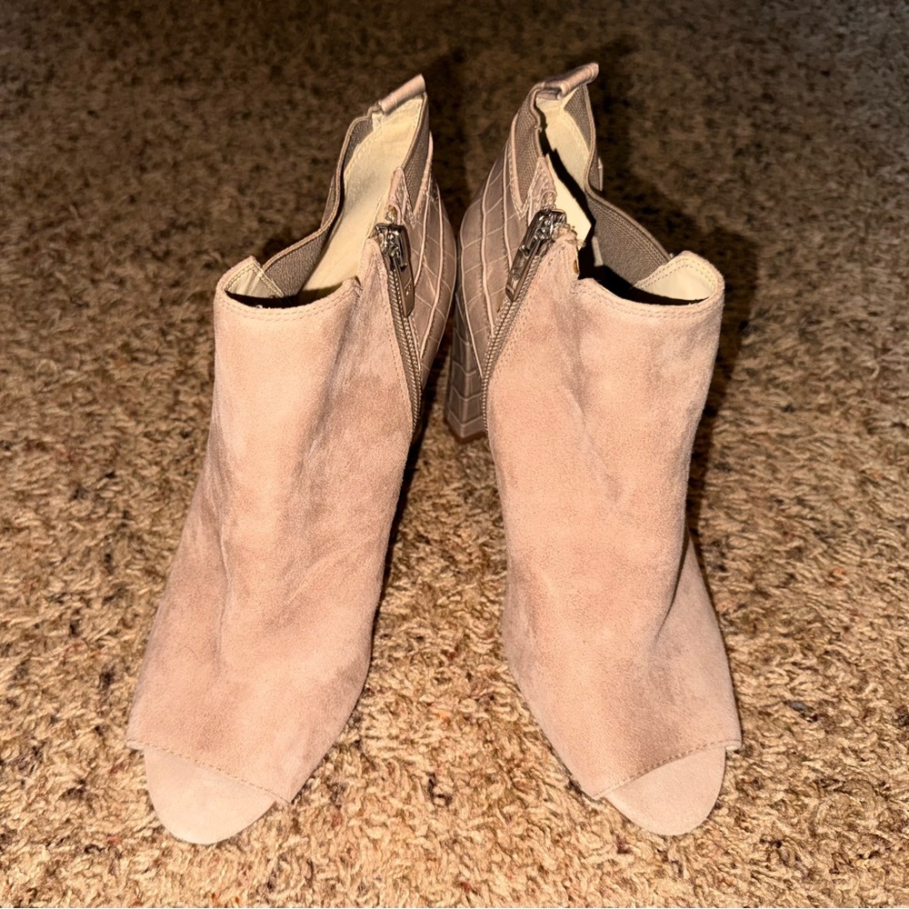 Marc Fisher Tan Ankle Boots